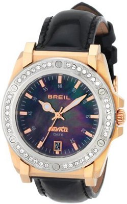 Breil Milano TW0849 Manta Ion-Plating Swarovski Crystal Bezel Rose Details