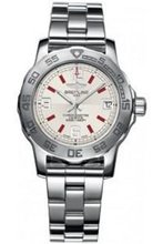 Breitling Colt 33 Silver Dial Stainless Steel Ladies A7738711-G761SS