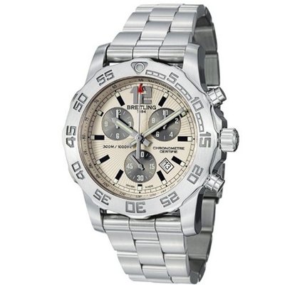 Breitling Colt Chronograph Quartz II Stainless Steel Silver Face A7338710/G742