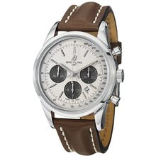 Breitling Transocean Chronograph Brown Leather Strap Automatic AB015212/G724L1