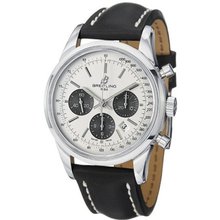 Breitling Transocean Chronograph Silver Dial Automatic AB015212/G724L2