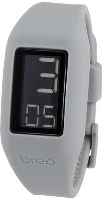 Breo Block Unisex Digital with LCD Dial Digital Display and Grey Plastic Strap B-TI-BLK9