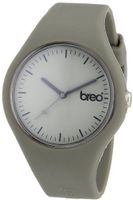 Breo Classic Unisex Quartz with Grey Dial Analogue Display and Grey Rubber Strap B-TI-CLC9
