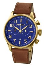 Brera Orologi - Classico - Gold/Blue/Brown - BRCLC4614
