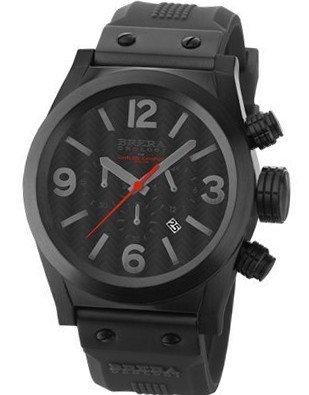 Brera Orologi Eterno Chrono Black K1 Mineral Quartz