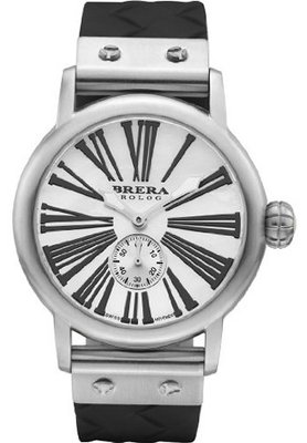 Brera 'Valentina' Round Silicone Strap , 42mm