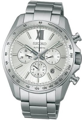 Seiko Brights Sapphire Glass Super Clear Coating Chronograph with Manual Self-winding Sdgz001 Japan Import