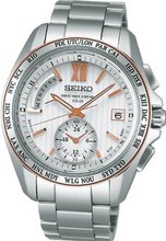 Seiko Brights Sapphire Glass Super Clear Coating Solar Electric Wave Correction 10atm Saga146 Japan Import