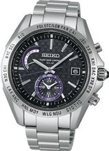SEIKO BRIGHTZ Reinforced waterproof (10 atm) super clear coating sapphire glass Solar Radio SAGA117 [Japan Import]