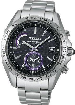 SEIKO BRIGHTZ Reinforced waterproof (10 atm) super clear coating sapphire glass Solar Radio SAGA117 [Japan Import]