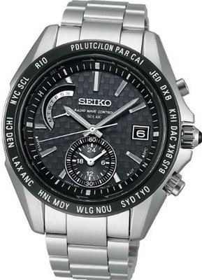 SEIKO BRIGHTZ Reinforced waterproof super clear coating sapphire glass Solar Radio  's SAGA119 [Japan Import]
