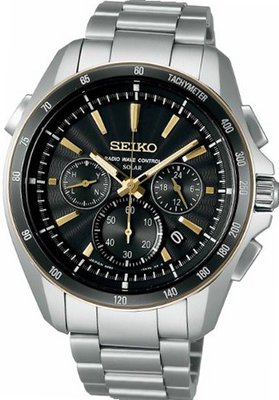 SEIKO BRIGHTZ (SAGA164) SOLAR POWERED RADIO WAVE (JAPAN IMPORT)