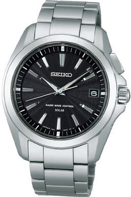 SEIKO BRIGHTZ (SAGZ077) SOLAR POWERED RADIO WAVE (JAPAN IMPORT)