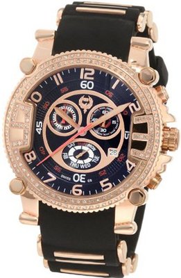 Brillier 02.3.3.1.11.05 Grand Master Tourer Rose-Tone Black Rubber