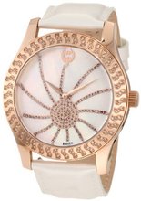 Brillier 03-32421-07 Kalypso Rose-Tone White Leather