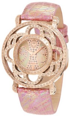 Brillier 04-31325-07 Papillon Swiss-Quartz Mother-Of-Pearl