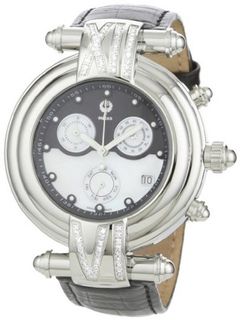 Brillier 06-41121-01 Klassique Round Stainless Steel Chronograph