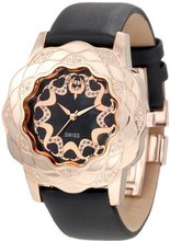 Brillier 10-3F121-01 La Fleur Round Rose Gold Analog
