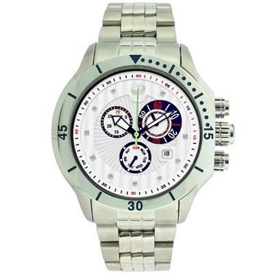 Brillier 13-01 Fortress Diamond Swiss 47mm Chronograph Day and Date Function