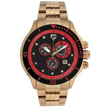 Brillier 13-05 Fortress Diamond Swiss 47mm Chronograph Day and Date Function