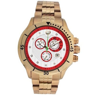 Brillier 13-06 Fortress Diamond Swiss 47mm Chronograph Day and Date Function