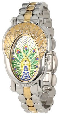 Brillier 18-14 Royal Plume Peacock Inspired Swiss Genuine Fancy Multi-Colored Diamonds