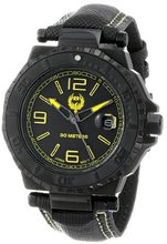 Brillier 25-01 Hype 44mm Black PVD Plated Stainless Steel Date Function