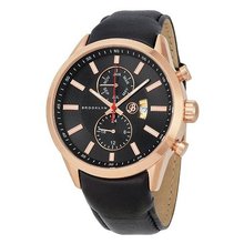 Brooklyn Company Fulton Black Dial Black Leather FL-RG-BK-BK