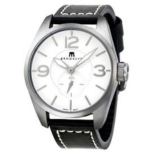 Brooklyn Company Lafayette White Dial Black Leather Swiss Quartz CLA-D