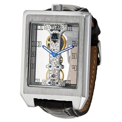 Brooklyn Company Manual Wind Skeleton Dial Stainless Steel 13379