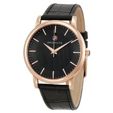 Brooklyn Company Myrtle Black Dial Black Leather MY-RG-BK-BK