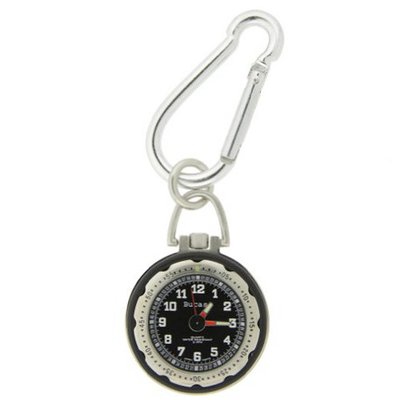 Bucasi PW1050SS - Outdoors Pocket with Sport Clip Stainless Steel 3 ATM Luminous Hands