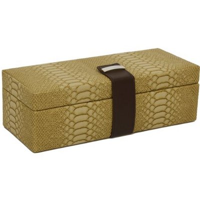 Compact Ladies Jewelry Organizer in Tan Espresso Brown