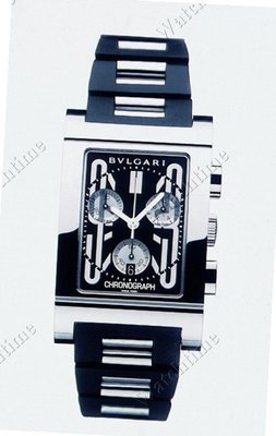Bulgari Bulgari Rettangolo Rettangolo Rubber Chrono