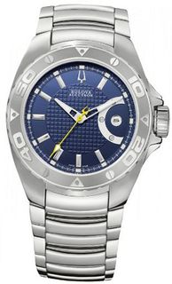 Accutron 63B132 Curacao - Blue Dial Stainless Steel Case Automatic Movement