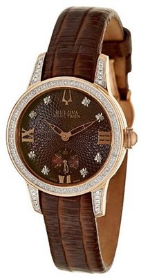 Accutron by Bulova Masella Rose Gold tone & Diamond Strap 65R142