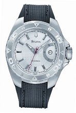 Accutron Curacao Silver White Dial Polyurethane Automatic 63B129