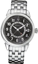 Accutron Gemini Black Dial Stainless Steel 63B014