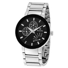 Bulova 96C105 Black Dial Bracelet