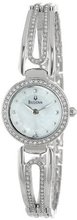Bulova 96L126 Crystal Bangle Mother of Pearl Dial