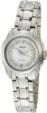 Bulova 96P115 Precisionist Longwood Diamond MOP Dial Steel Bracelet