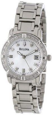 Bulova 96R105 Diamond Accented Calendar