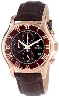 Bulova 97B120 Chronograph Rose-Gold Strap