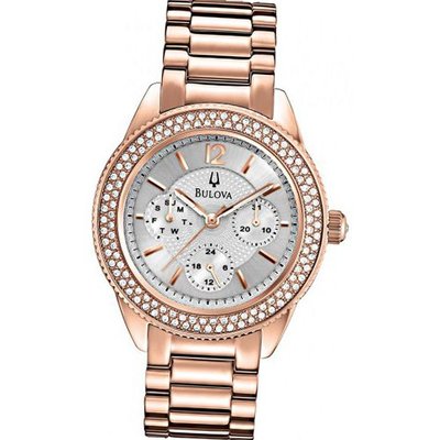 Bulova 97N101 Ladies Rose Gold