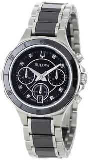 Bulova 98P126 Substantial Ceramic and Stainless-Steel Construction