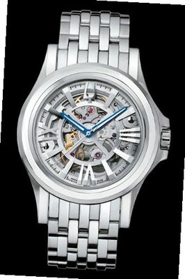 uAccutron BULOVA ACCUTRON MENS KIRKWOOD WATCH WITH SKELETONIZED DIAL 63A001 