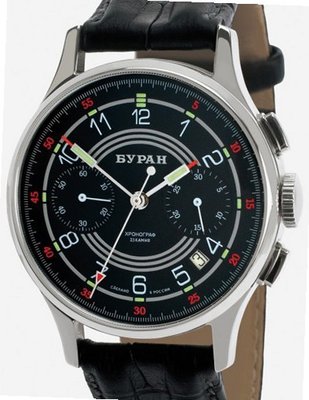 Buran (Russia) Chronograph mechanisch 3133 Chronograph