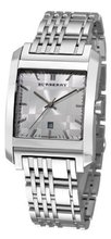 Burberry BU1567 Square Silver Dial Bracelet
