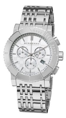 Burberry BU2303 Trench Chronograph White Chronograph Dial