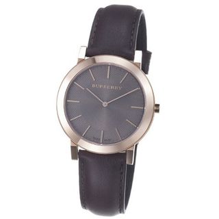 Burberry BU2354 Slim Brown Dial Brown Leather Strap